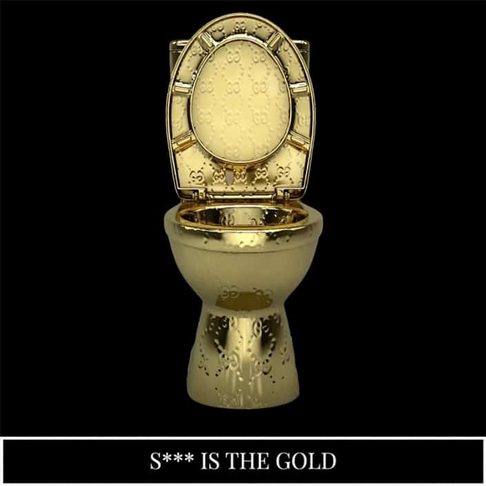 Gold toilet NFT